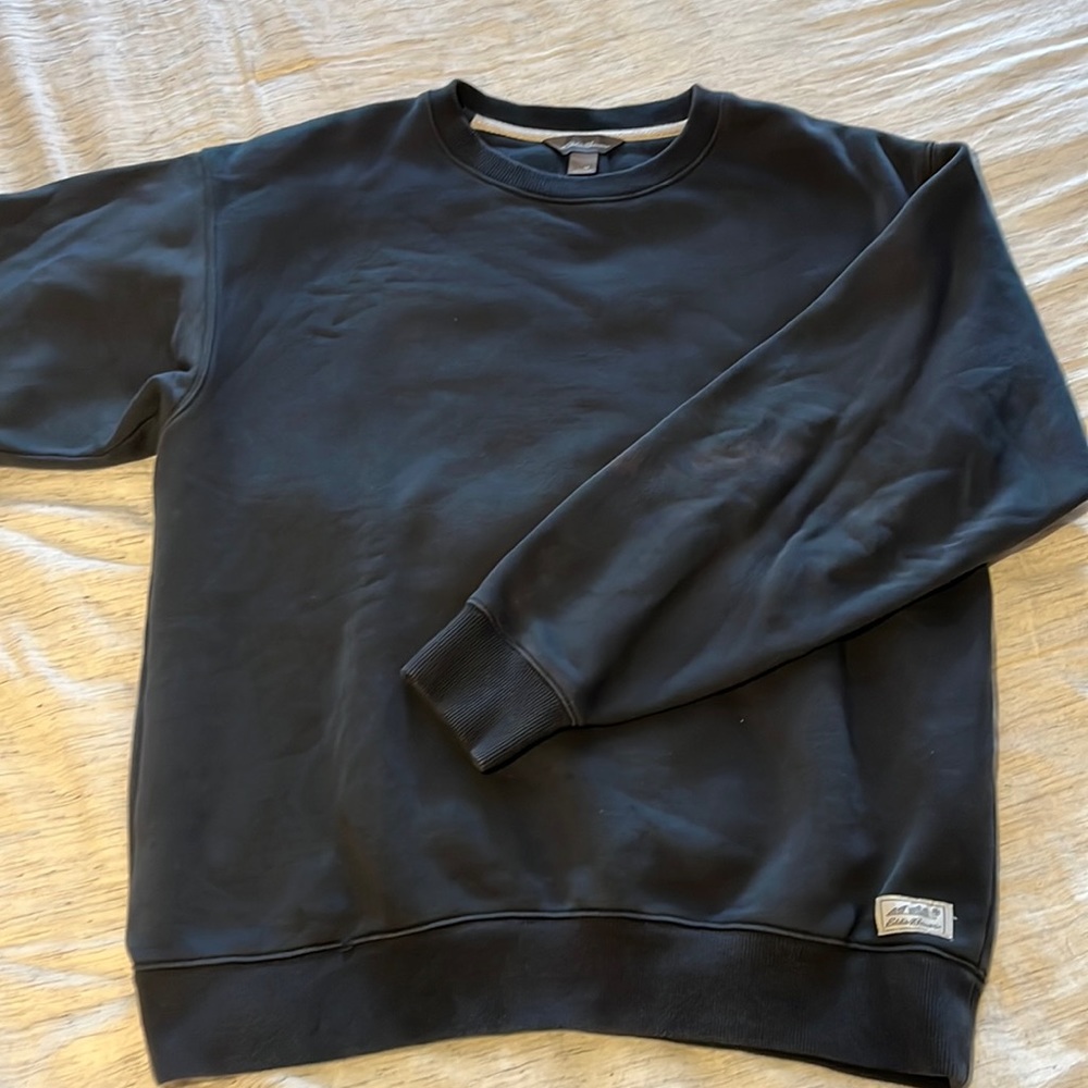 Eddie Bauer Navy Crewneck Pullover